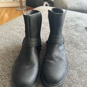Clarks Black Leather Boots
